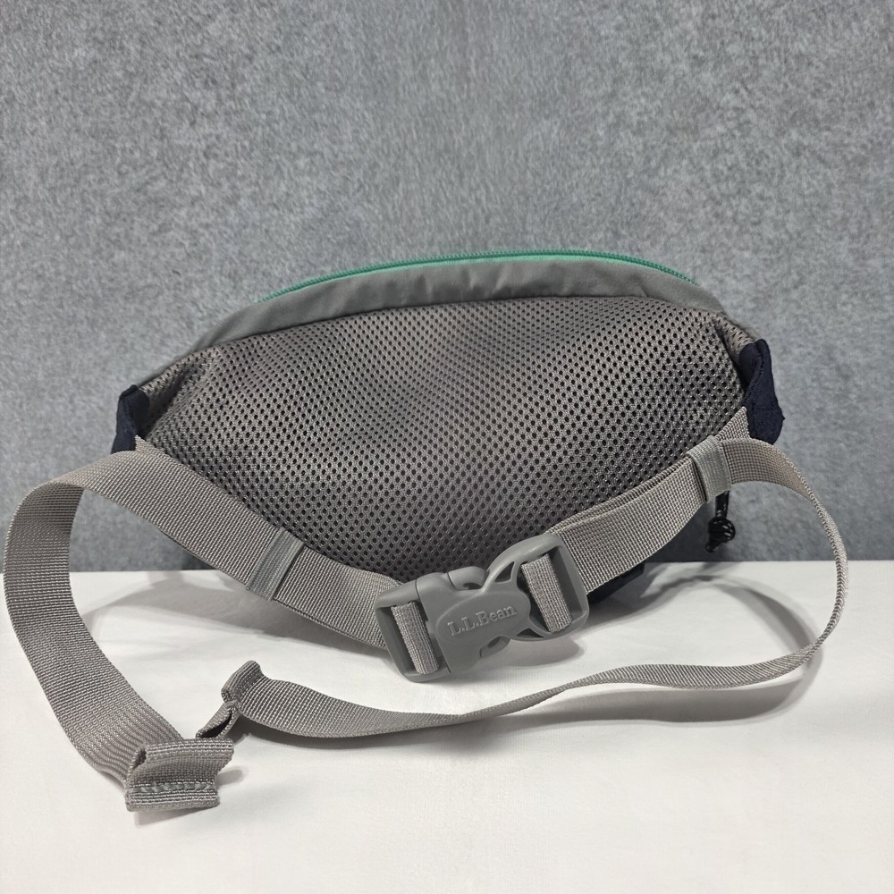 L.L.Bean Nylon Waist Pack Zip Adjustable Strap 2 Pockets - packable - Picture 4 of 14